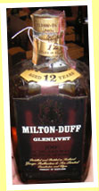 Milton-Duff-Glenlivet 12yo (43%, OB, Ballantines, 70’s)