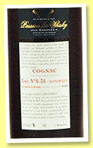 Grande Champagne Lot No.0/35 ‘Historique’ (43%, Grosperrin for Passion for Whisky) Grande Champagne Lot No.0/35 ‘Historique’ (43%, Grosperrin for Passion for Whisky)