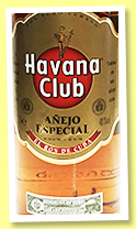 Havana Club ‘Anejo Especial’ (40%, OB, Cuba, +/-2005) Havana Club ‘Anejo Especial’ (40%, OB, Cuba, +/-2005)