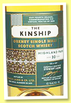 Highland Park 30 yo (43.1%, Hunter Laing, The Kinship, 2020) Highland Park 30 yo (43.1%, Hunter Laing, The Kinship, 2020)