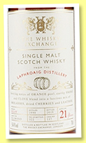 Laphroaig 21 yo 1998/2019 (54.4%, The Whisky Exchange, The Perfect Measure, oloroso, cask #117, 322 bottles) Laphroaig 21 yo 1998/2019 (54.4%, The Whisky Exchange, The Perfect Measure, oloroso, cask #117, 322 bottles)