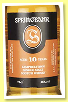 Springbank 10 yo (46%, OB, +/-2020) Springbank 10 yo (46%, OB, +/-2020)