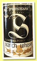 Springbank 21 yo (100°proof, OB, +/-1970) Springbank 21 yo (100°proof, OB, +/-1970)