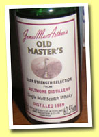 Aultmore 14yo 1989 (60.5%, James MacArthur)