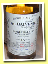 Balvenie 15yo 1989/2004 ‘Single Barrel’ (47.8%, OB, cask #7633)
