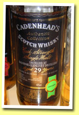 Balvenie-Glenlivet 29yo 1974/2004 (48%, Cadenhead, bourbon, 180 bottles)