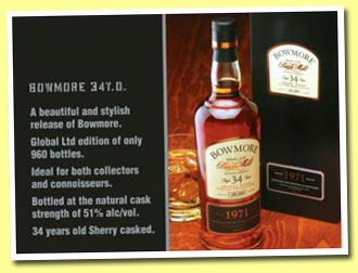 Bowmore 34yo