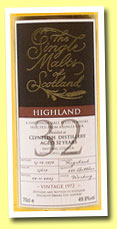Clynelish 32yo 1972/2005 (49.9%, Single Malts of Scotland, cask #15619)