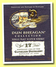Clynelish 17yo 1983/2000 (43%, Dun Bheagan)