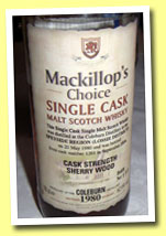 Coleburn 1980/2004 (62.9%, McKillop’s Choice, sherry wood, cask #1261)