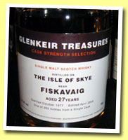 Fiskavaig 27yo 1977/2005 (51.3%, Douglas Laing for The Whisky Shop, 265 bottles)