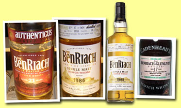 Benriach 21yo 'Authenticus' (46%, OB, peated, 4800 bottles, 2005)