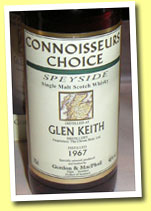 Glen Keith 1967/2003 (46%, G&M Connoisseur’s Choice)