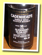 Glengrant-Glenlivet 18yo 1972/1990 (46%, Cadenhead)
