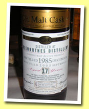 Glenrothes 17yo 1985/2003 (50%, Douglas Laing OMC, sherry, 681 bottles)