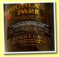 Highland Park 19yo 1986/2005 (55.3%, OB for Maxxium Holland, cask #2793, 1120 halves)