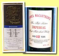 Imperial 11yo 1994/2005 (59.2%, Single Malts of Scotland, sherry butt #1537)