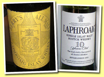 Laphroaig Reserve 1908 (70° proof, Berry Bros and Rudd, probably 1920’s)