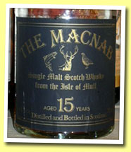Ledaig 15yo (43%, MacNab, 75cl, 1980’s)