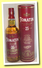 Tomatin 25yo (43%, OB, 2005 bottling)