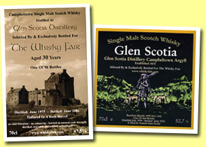 Glen Scotia 30yo 1975/2006 (47.5%, The Whisky Fair, rum barrel)