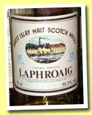 Laphroaig 15yo 1969/1985 (55.3%, Intertrade)
