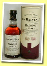 Balvenie 1991 'PortWood' (40%, OB, 2004)