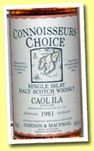Caol Ila 1981/1996 (40%, Gordon & MacPhail CC, old map label)