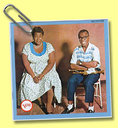 Ella Fitzgerald and Louis Armstrong