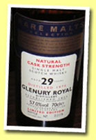 Glenury Royal 29yo 1970/1999 (57%, Rare Malts) 