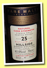 Hillside 25yo 1971/1997 (62%, UD Rare Malts)
