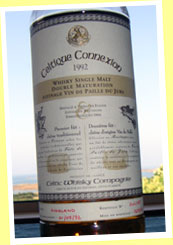 Celtique Connexion ‘Vin de Paille’ 1992/2004 (43%, Celtic Whisky Compagnie, 385 bottles)
