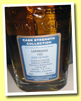 Laphroaig 13yo 1992/2005 (59.5%, Signatory Cask Strength, bourbon, cask #3407, 227 bottles