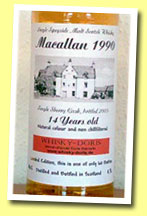 Macallan 14yo 1990/2005 (46%, Whisky-Doris, sherry cask)