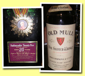 Ambassador 25yo (43%, OB, Taylor & Ferguson, blend, mid-1970’s)