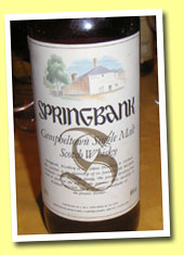 Springbank NAS (46%, OB, House and Tree label, Germany, mid 1990’s)