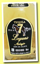 7 Leguas Añejo (38%, OB, tequila, +/-2013) 