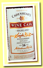 Aberfeldy 16 yo 1997/2013 (56.1%, Cadenhead, Wine Cask, Château 'Lafitte')