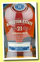 Appleton Estate 21 yo (43%, OB, Jamaica, +/-2013)