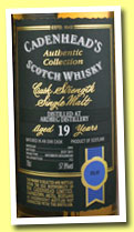 Ardbeg 19 yo 1993/2013 (57.9%, Cadenhead, bourbon hoghsead, 302 bottles)