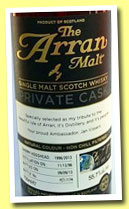 Arran 1996/2013 (55.7%, OB, Private Cask Jan Vissers, sherry hogshead, cask #1996/2013, 174 bottles) 