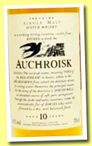 Auchroisk 10 yo 'Flora & Fauna' (43%, OB, +/-2010)