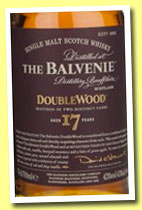 Balvenie 17 yo 'DoubleWood' (43%, OB, 2012) 
