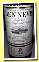 Ben Nevis 15 yo 1996/2012 (51.7%, OB, sherry cask, cask #1654) 