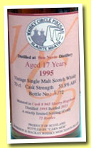Ben Nevis 17 yo 1995/2013 (51.8%, Càrn Mor for Whisky Circle Pinzgau, sherry hogshead, cask #965)