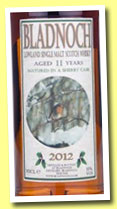 Bladnoch 11 yo 'Christmas 2012' (55%, OB) 