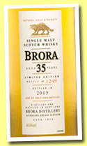 Brora 35 yo 1977/2013 (49.9%, OB, Special Release, 2944 bottles)