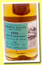 Bunnahabhain 1991/2013 ‘Seaweed on the Rocks’ (46%, Wemyss Malts, hogshead, 294 bottles)