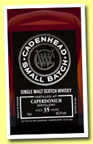 Caperdonich 35 yo 1977/2013 (50.2%, Cadenhead, small batch, sherry butt, 384 bottles)