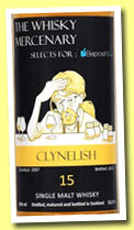 Clynelish 15 yo 1997/2013 (52.2%, The Whisky Mercenary, for beproefd)